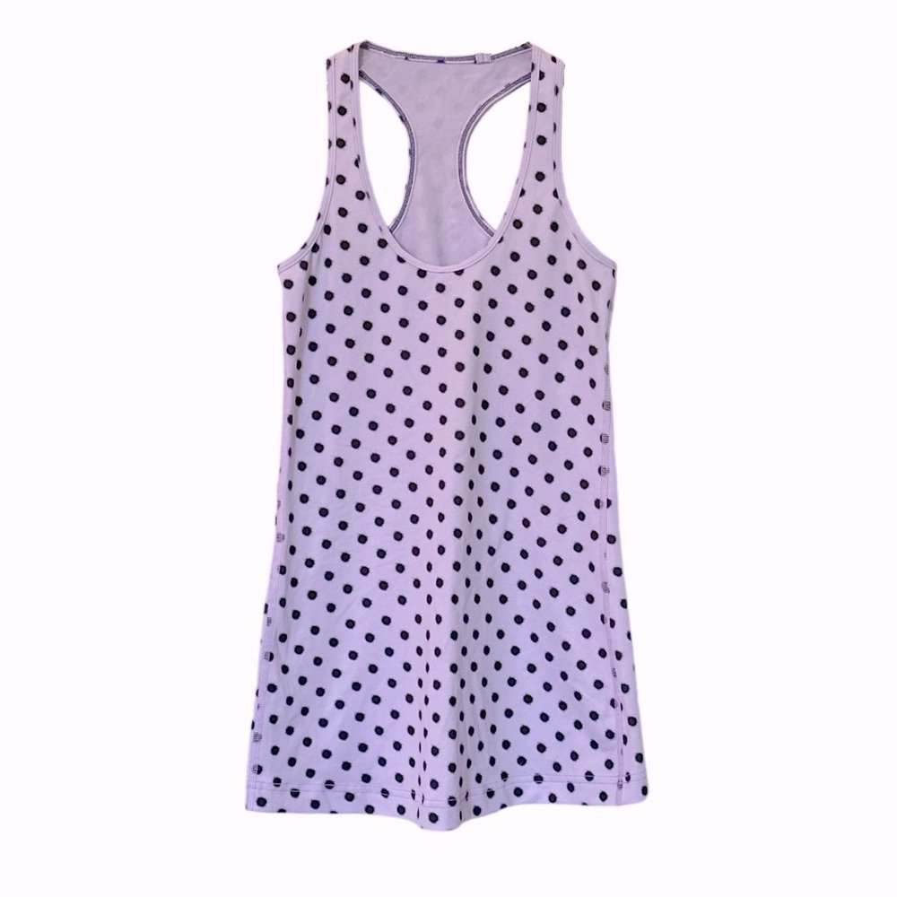 LULULEMON Cool Racerback High Noon Dot Lilac & Black